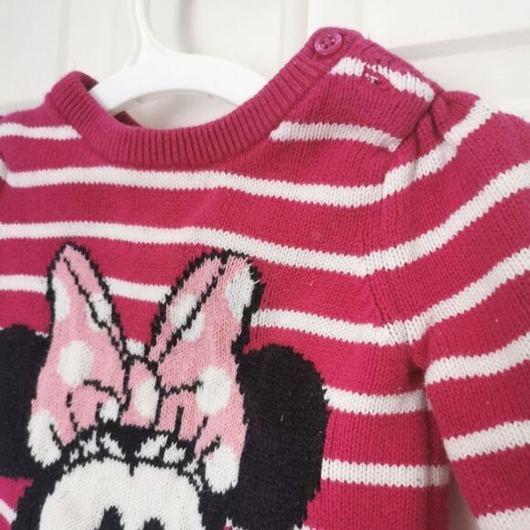 2/$15 Gap Disney Minnie sweater size 6-12 m - Picture 2 of 5